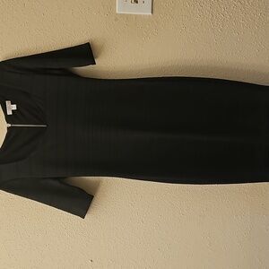 Bisou Bisou Classic Black Midi Dress